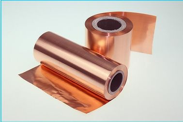 12um de cobre fino rojo de la batería de iones de litio, hojas de metal de cobre aprobadas por RoHS.