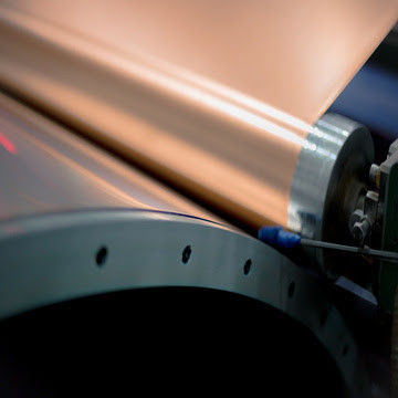 18μM RTF Reverse Copper Foil Series para la fabricación de placas de PCB / laminados revestidos de cobre de alta velocidad